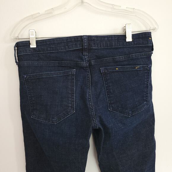 Pilcro and the Letterpress Stet Ankle Skinny Jeans Hem Slit Dark Wash Women 28 - Picture 5 of 9